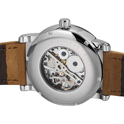 Часи чоловічі механічні наручні Forsining Vintage Pro Сріблясті (2495007401)