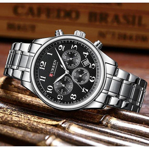 Часы мужские наручные Curren Partner Серебристый (2495042631)