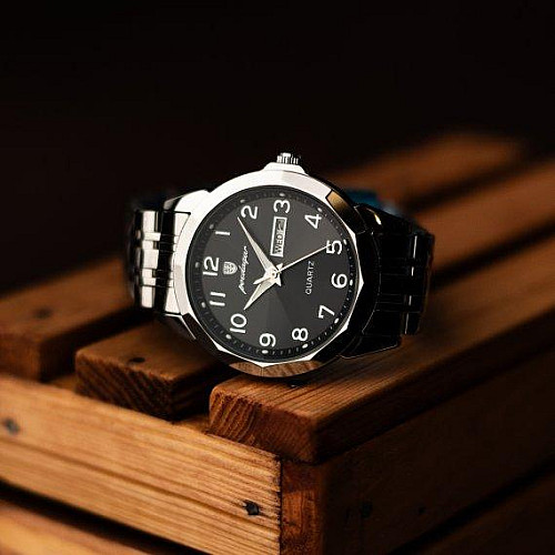 Часи чоловічі наручні Poedagar Tradition Сріблястий (2499597914)