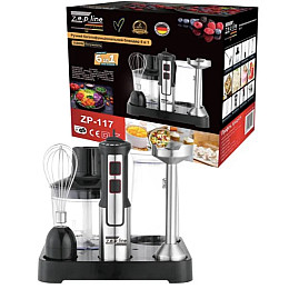 Блендер погружной Zepline ZP-117 6в1 1500 Вт Черный 2104618470