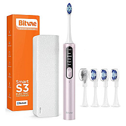 Электрическая зубная щетка Bitvae S3 Smart Pink White (BVS3-р)