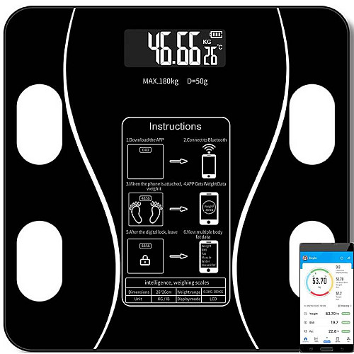 Смарт-ваги Scale one Black (scl-001bl)