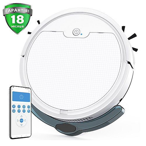 Робот-пилосос Inspire B8S-max 7.7 Вт 3000 мАг Білий