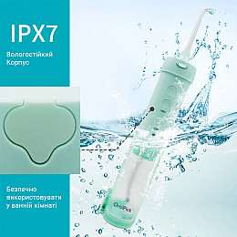 Ирригатор H2ofloss HF-10 Mini Green