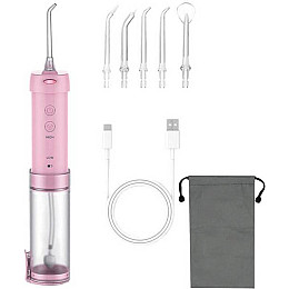 Ирригатор H2ofloss HF-10 mini Pink