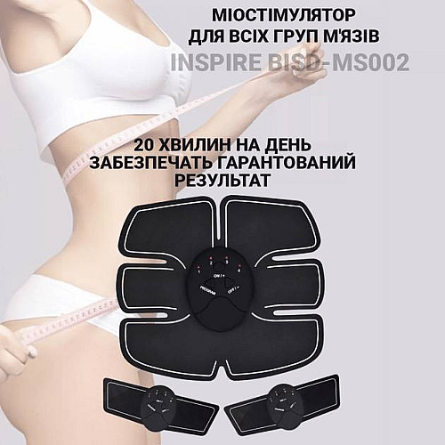 Массажер для пресса и рук Inspire BISD-MS002 3в1 Black