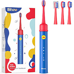Детская электрическая зубная щетка Bitvae Smart K7S Kids Blue