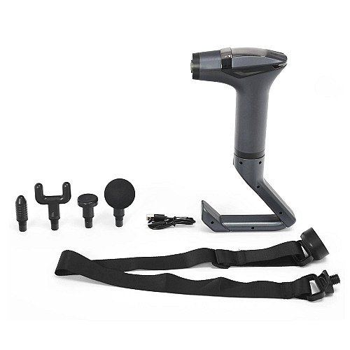 Ручной аккумуляторный массажный пистолет для всего тела Inspire SL-887 Grey