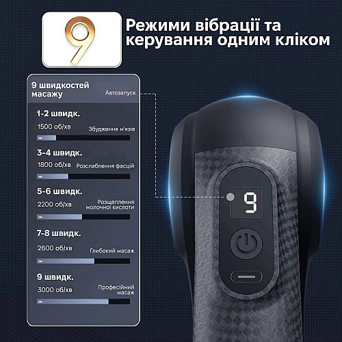 Массажер перкуссионный Inspire SL-8891 Черный