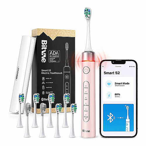 Электрическая зубная щетка Bitvae S2 Smart Pink (BVS2-p)