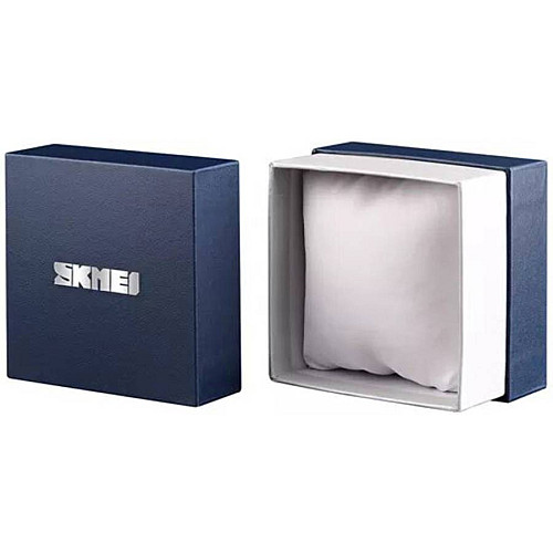 Подарочная фирменная коробка для часов Skmei BOXPG1 8.5х8.5х6.8 см Blue (17180-hbr)