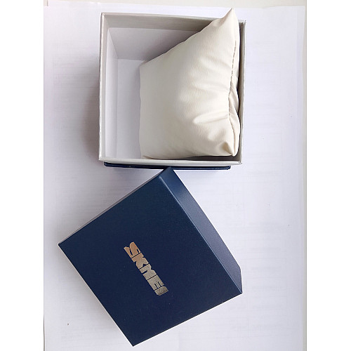 Подарочная фирменная коробка для часов Skmei BOXPG1 8.5х8.5х6.8 см Blue (17180-hbr)