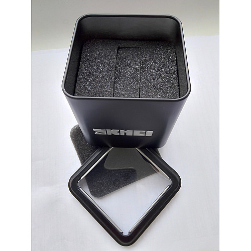 Коробка для часов Skmei BOXMA2 9x9x9 см Black (17181-hbr)