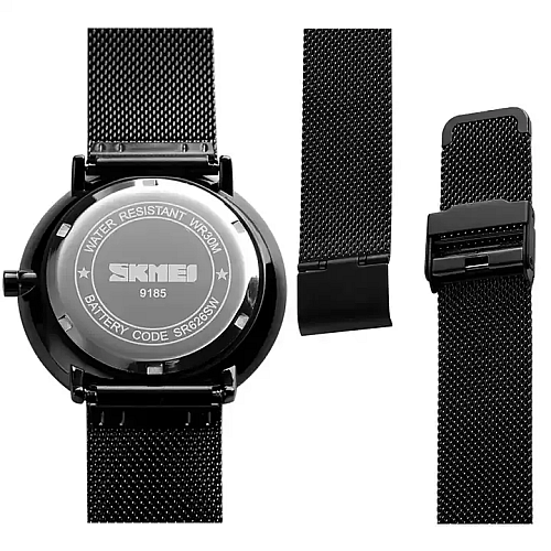 Годинники наручні Skmei 9185 Black 9185BU (17139-hbr)
