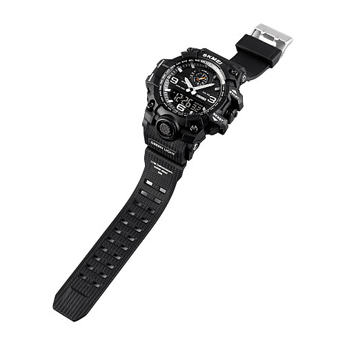 Часы наручные мужские Skmei 1586 Black 1586BK (17156-hbr)