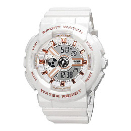 Часы наручные Skmei 1689 White 1689WT (17163-hbr)