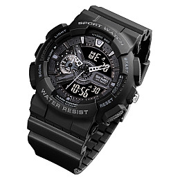 Часы наручные мужские Skmei 1688 Black 1688BK (17158-hbr)