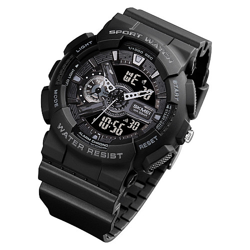 Часы наручные мужские Skmei 1688 Black 1688BK (17158-hbr)