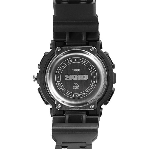 Часы наручные мужские Skmei 1688 Black 1688BK (17158-hbr)