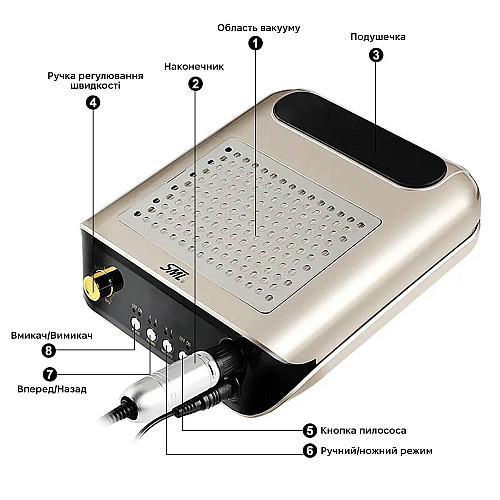 Фрезер для маникюра SML M2 Gold
