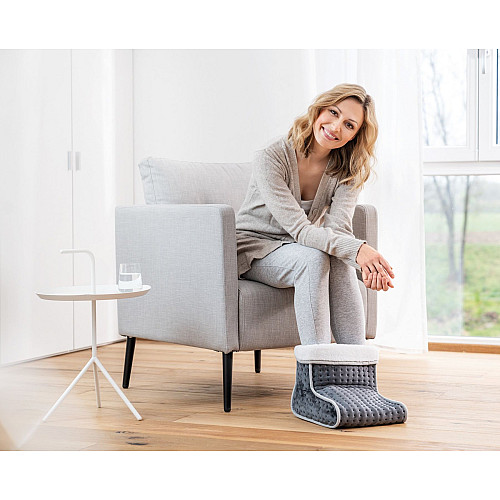 Електрогрілка для ніг Beurer FW 20 Сірий 32x26x26 см