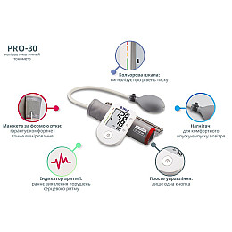 Тонометр полуавтомат B.Well PRO-30
