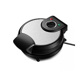 Вафельница электрическая с антипригарным покрытием RAF R-220 1200W 18 см Черно-серебряный (30151395)