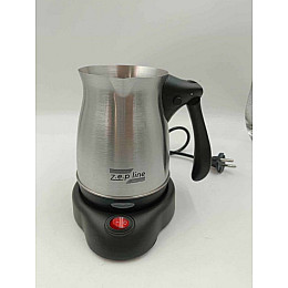 Електрична кавоварка-турка на підставці з вимикачем z.e.p line ZP-207 900 мл Хром (30151397)