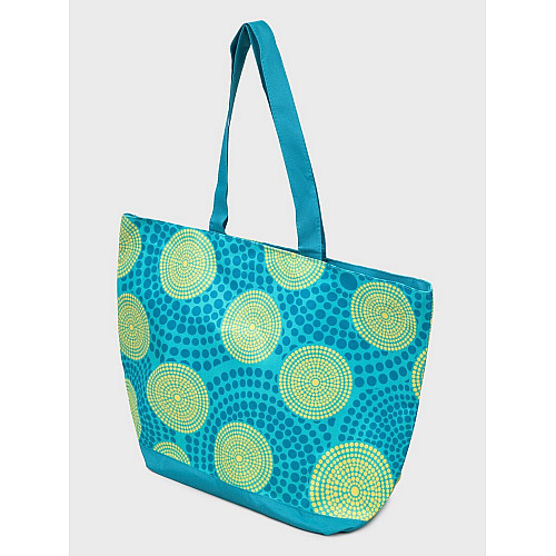 Сумка пляжна Le Comptoir de la plage 35x58x23 см Зелена (ZIK0000028033)