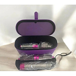 Фен-стайлер для волос No Brand 5в1 в подарочном кейсе 1000 Вт Фиолетовый (2104618480)