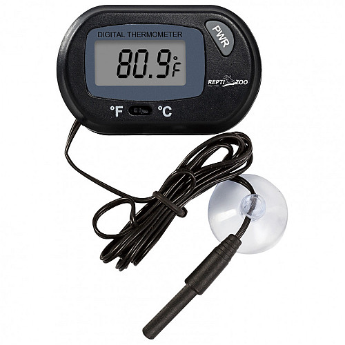 Термометр цифровой для террариума Repti-Zoo Digital Thermometer 55х40х10 мм Черный (RZ-RT05)