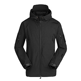 Тактична куртка Lesko Soft Shell A001 Чорна 5XL 4255-83772
