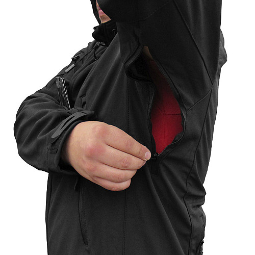 Тактична куртка Lesko Soft Shell A001 Чорна 5XL 4255-83772