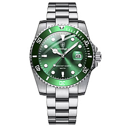 Наручні годинники чоловічі Poedagar Olevs Сріблястий (3411)