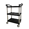 Тележка сервировочная One Chef 80х100 см Черная