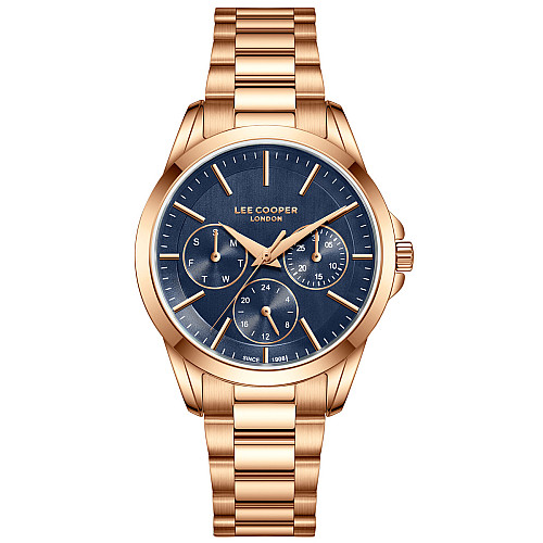 Наручні годинники жіночі Lee Cooper Korsica Рожеве золото (3428)