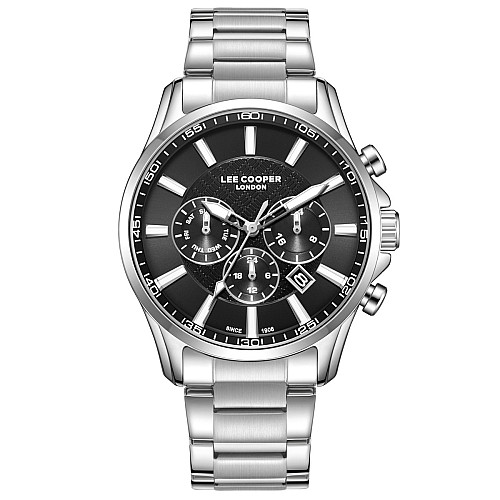Наручні годинники чоловічі Lee Cooper SuperMetal Сріблястий (3429)