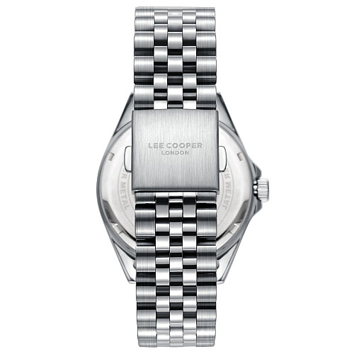 Наручні годинники чоловічі Lee Cooper Daytona Black Сріблястий (3430)