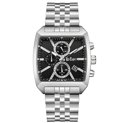 Наручні годинники чоловічі Lee Cooper Matrix Сріблястий (3438)