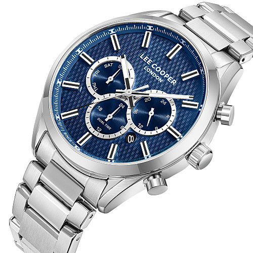 Наручні годинники чоловічі Lee Cooper London Silver Сріблястий (3447)