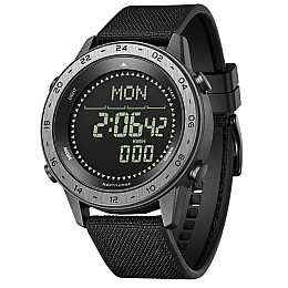 Наручні годинники чоловічі North Edge Tank3 5BAR з компасом Чорний (3458)