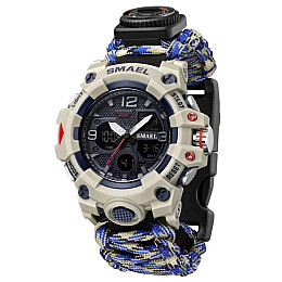 Часы наручные мужские Smael 8007N Beige (17787-hbr)