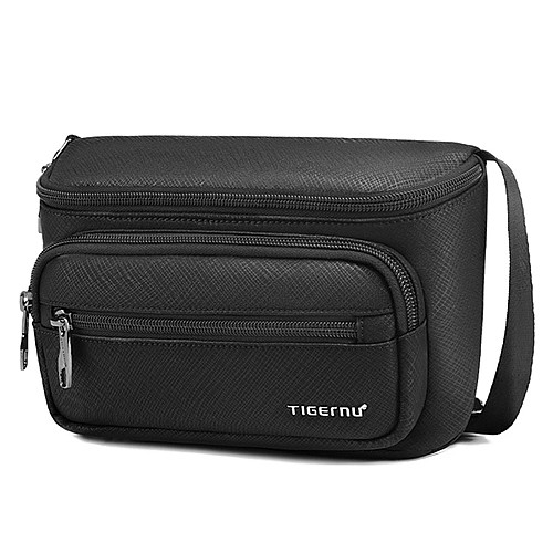 Сумка міська через плече Tigernu T-S8175 для планшета до 7.9" 2.1 л 35х7х15 см Чорна (17186-hbr)