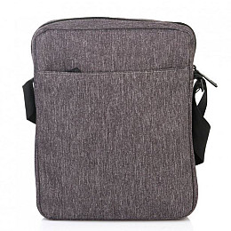 Сумка міська через плече Tigernu T-L5102 для планшета до 9.6'' 2 л 26х21х6 см Сірий (17187-hbr)