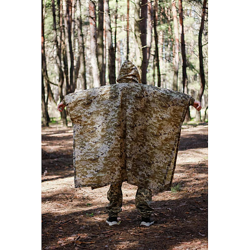 Плащ-палатка плащевка Family Story 145x240 см Піксель (1791296)