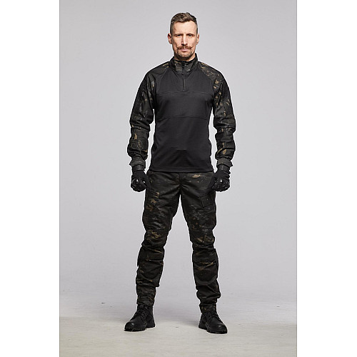 Тактичні військові штани чоловічі Family Story Ріп-Стоп 50 Чорний Мультикам (2382518s7)