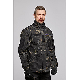 Куртка військова чоловіча Family Story ЗСУ Рип-Стоп 3XL Чорний Мультикам (2382916s3)