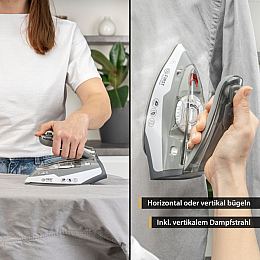 Утюг First Austria FA-5640-3 1100 Вт 70 мл Серый (104027632)