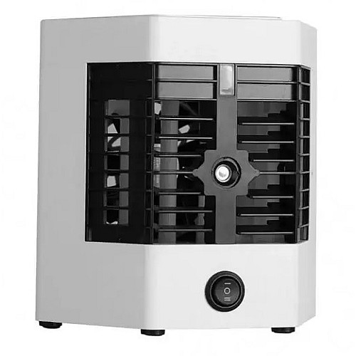 Настольный портативный мини-кондиционер Arctic Ultra Pro 2Х с увлажнителем воздуха 750 мл 16х20х20 см Белый (2104618514)