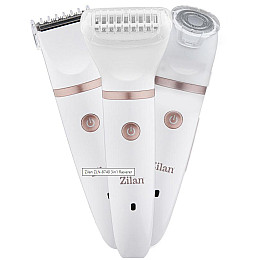 Жіночий тример Zilan ZLN8740 3в1 Білий